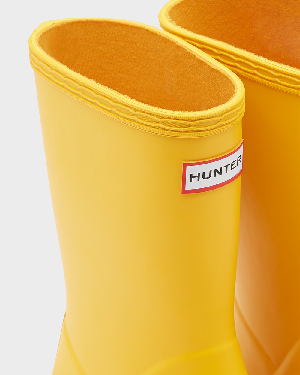 Botas de Lluvia Hunter Niños - Original First Classic - Amarillos - UDLBSEX-97